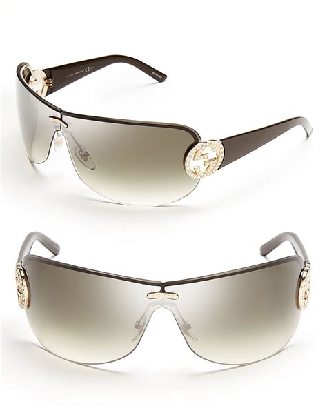 gucci shield sunglasses